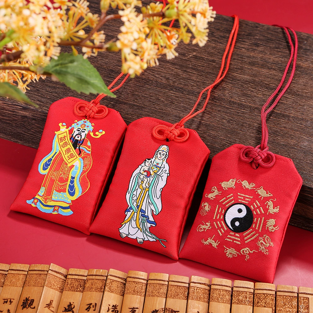 Дзен благословение сумка Фортуна Зодиак сумка Саше пустая сумка Китайский стиль благоприятный эмбриональных волос Королевская гвардия сумка Саше оптом Саше сумка