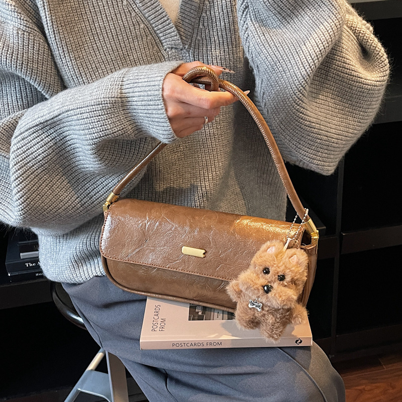Nicho transfronterizo bolso de palo para mujeres 2025 nueva moda versátil bolso de hombro de brazo de alta calidad bolso de viaje portátil