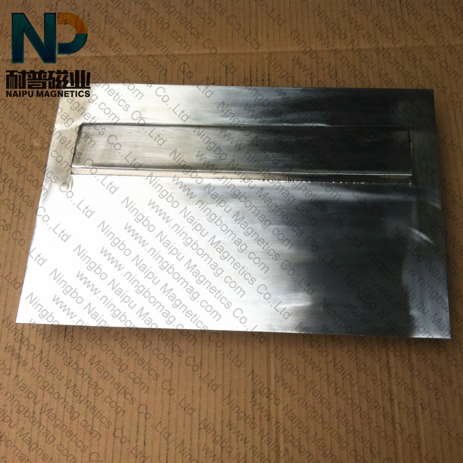 不锈钢稀土强磁除铁吸铁磁选磁力板 磁平板 磁板