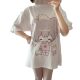 Summer New Japanese Second-dimensional House Cute White Short-sleeved Soft Girl T-shirt Loose Student Pure Desire Style Top