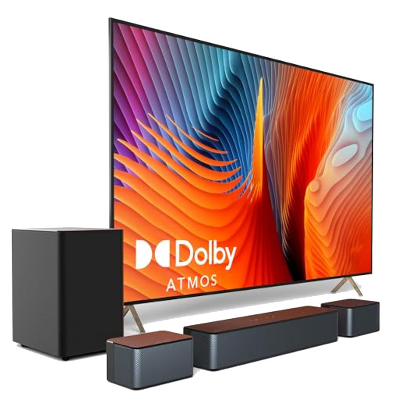 5.1 Channel Dolby Atmos Home Theater 410W High Power Wireless Subwoofer HDMI Earc Connection 5.1 Channel Dolby Atmos Home Theater 410W High Power Wireless Subwoofer HDMI Earc Connection
