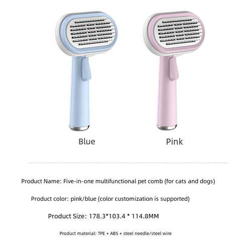 Pet Multi-functional Cat Comb Dog Hair Brush Dog Hair Brush Special Dog Hair Brush Grooming Tool Dog Knot Unraveling Comb Pet Supplies