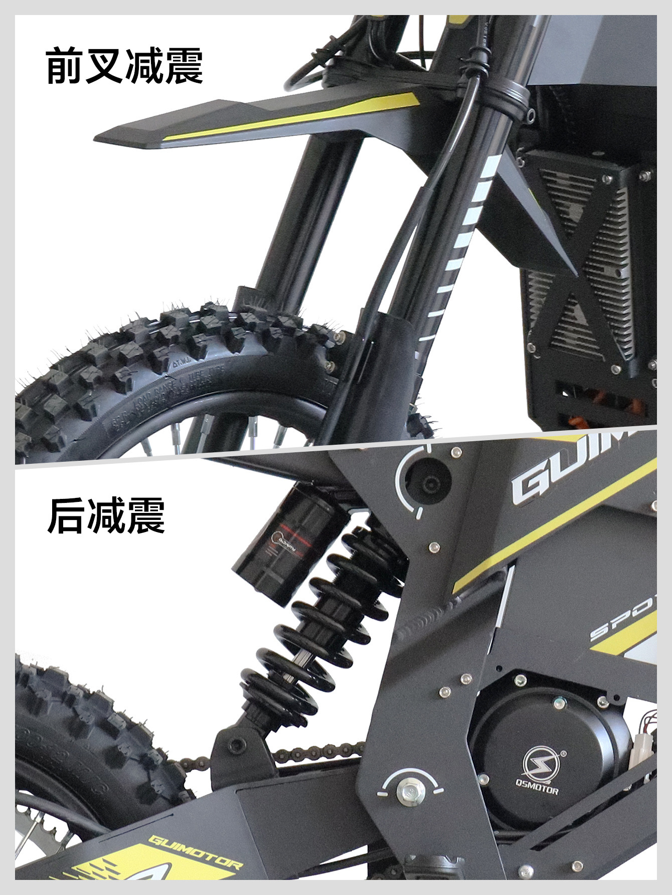 US warehouse in-stock, cross-border bestseller: 48V electric motorcycle, 3500W powerful motor, all-terrain electric vehicle, suitable for mountainous areas
