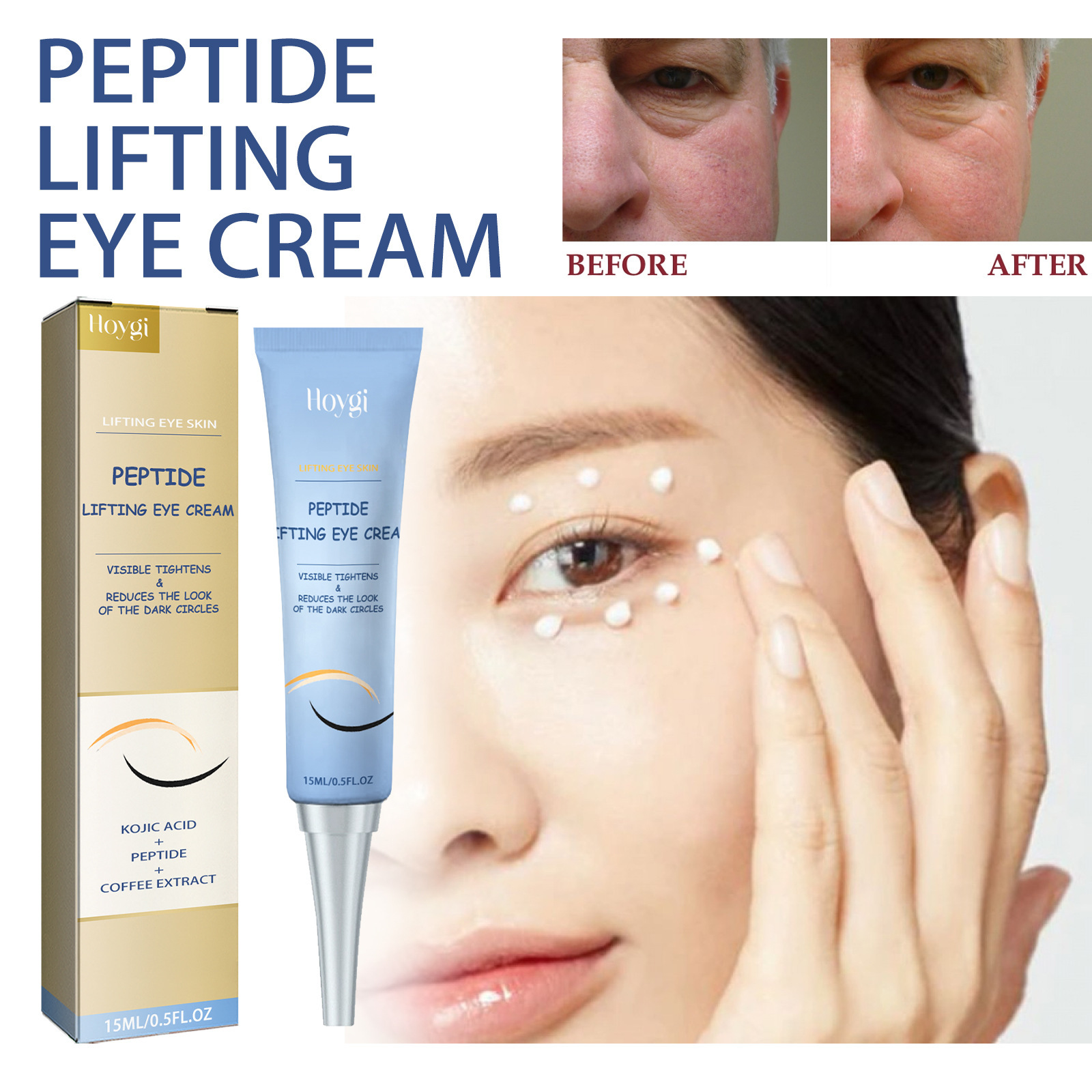 Application of Eye Cream