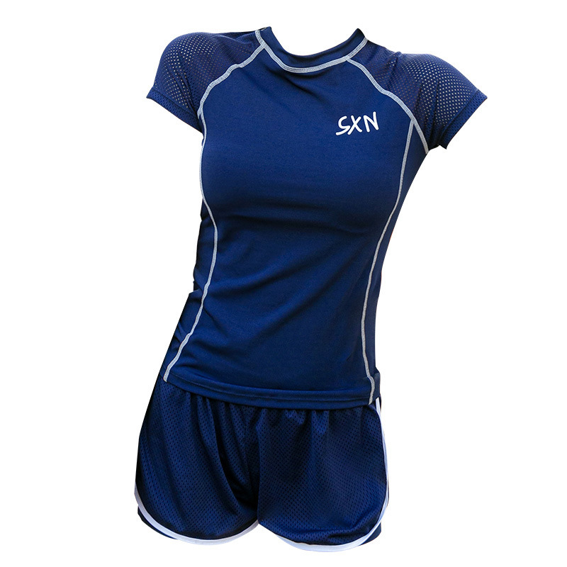 Traje de baño de dos piezas Deportes Moda de estilo coreano de las mujeres adelgazante SLIM-Fit traje de baño de dos piezas de vacaciones de aguas termales ventas directas de la fábrica