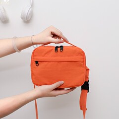 マカロンの小さい方のカバンの軽いキャンバスのカバンのカジュアルなナイロンの肩の斜め掛けの携帯電話のカバンの小さいかぼちゃのカバンの胸のウエストのカバン