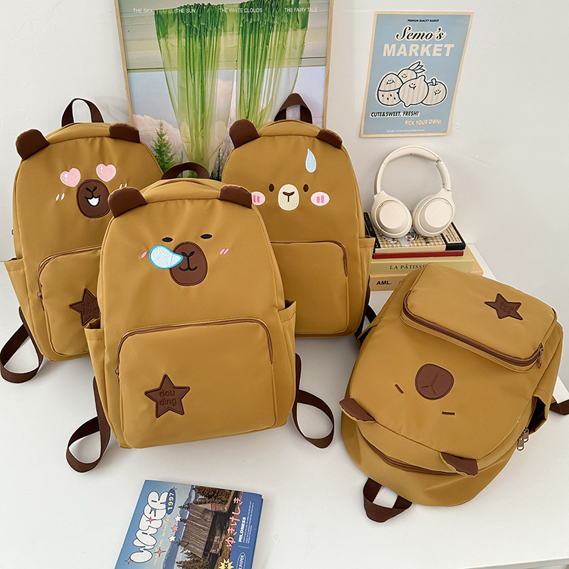 Cartoon cute little star mochila para mujeres nueva mochila de gran capacidad.
