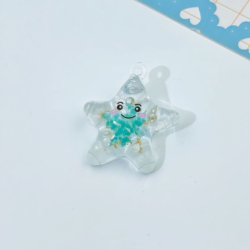 かわいい発光笑顔ヒトデ diy イヤリングネックレスペンダントキーホルダーペンダントアクセサリーアクリルジュエリーアクセサリー|undefined