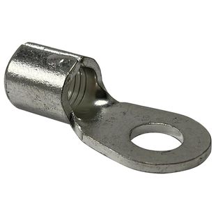 25 Pieces Non-Insulated 4 Awg规格环形连接器 - 5\/ 16inch (about 1.9cm) Studs