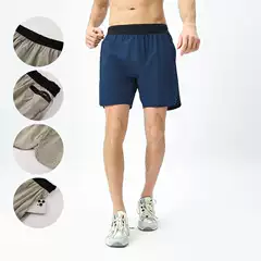 Men's LULU Athletic Shorts Quick-Dry Gym Shorts Breathable Outdoor Running Casual Training 5-Inch Yoga Shorts