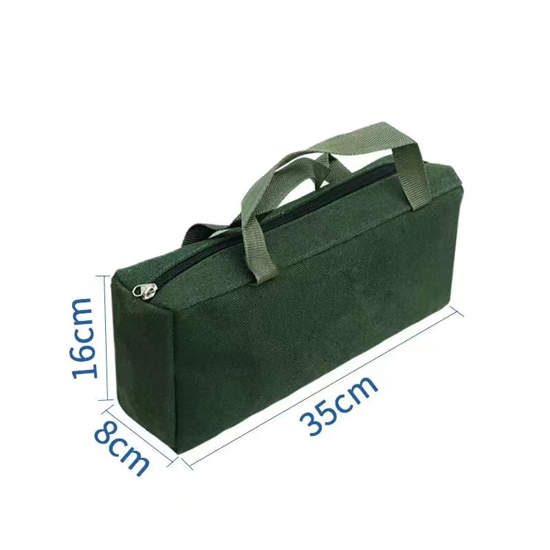 Kit de lona bolsa de almacenamiento de jardinería Kit de coche cilindro sandbag contrapeso de aviación bolsa engrosada bolsa de lona