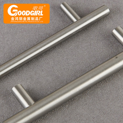 Curved double-curved drawer handle Modern minimalist furniture solid hollow cabinet door handle Round tube stainless steel handle