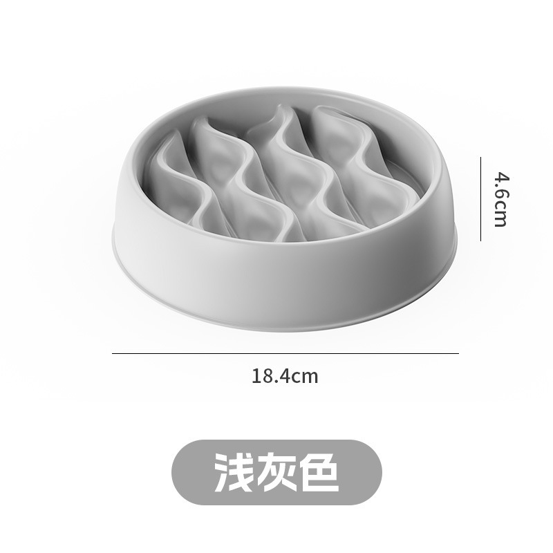 厚みのある猫用食器、窒息防止、ゆっくり食べるための食器、飛散防止、二重食器、ペット用犬用食器、食器、補助食器、食品グレード、ゆっくり食べるための設計|undefined