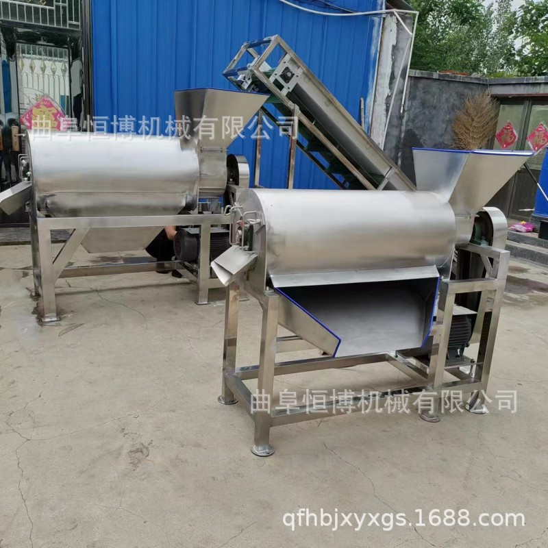 牛油果黄桃去核打浆机 商用枇杷蓝莓打浆机 304不锈钢果蔬打浆机