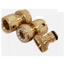 家用洗车机全铜快速接头 清洗机进水口出水口铜接头 手提便携式