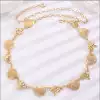 Golden shell conch waist chain
