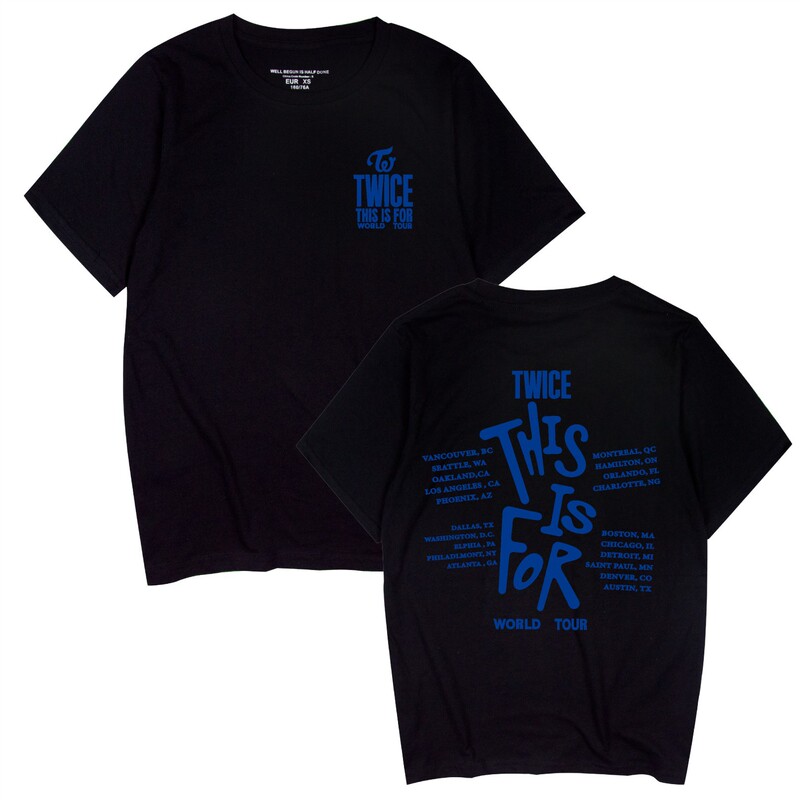 Foreign Trade Summer Hot-Selling Item: Twice Group Print Unisex Pure Cotton Breathable Short-Sleeve T-Shirt for Youth and Campus