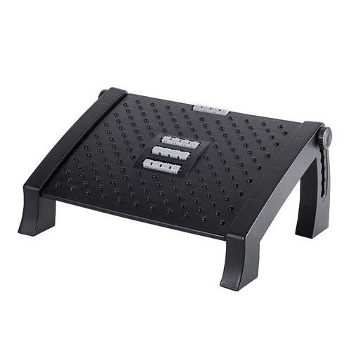 Office footrest, ergonomic plastic stool, foot massage stool, adjustable step and pad footrest