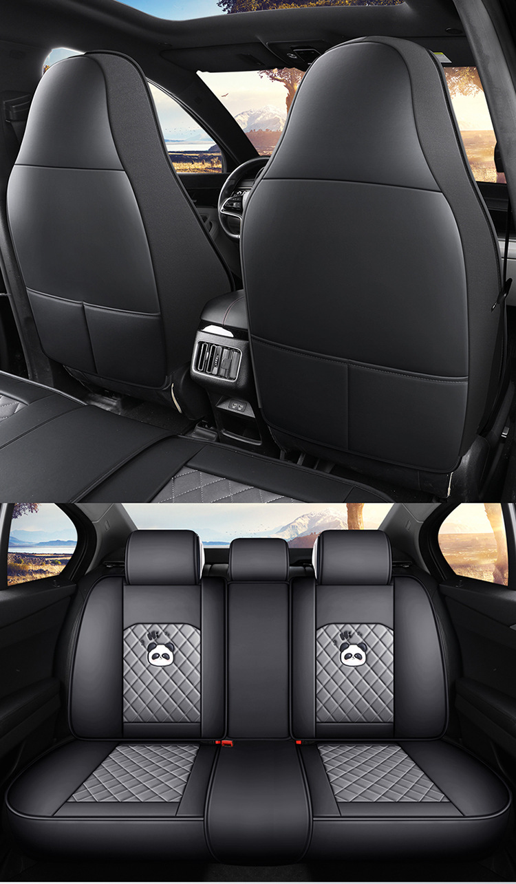 New Cartoon Car Seat Cover, All-Inclusive, All-Season, Full Leather Seat Cushion, Special for Spring and Summer Car Seat Cushion and Seat Cover