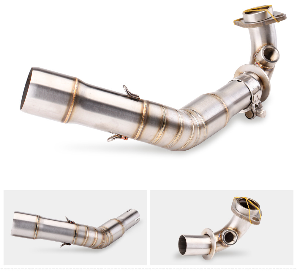 Suitable for Vespa motorcycle exhaust modification Vespa GTS300 front full-section exhaust pipe set
