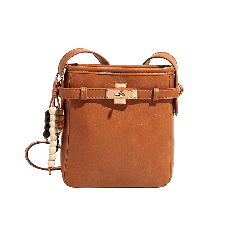 Transfronterizos de alto nivel bolso de mano para mujeres otoño y invierno 2025 nuevo estilo retro de moda mochila mochila casual