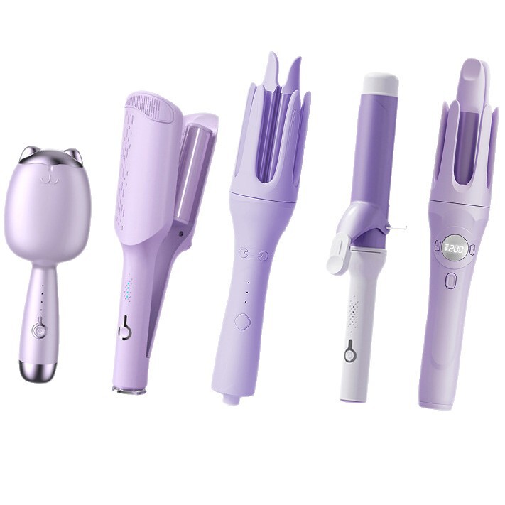 メーカー直送 ヘアアイロン ビッグウェーブ 全自動ヘアアイロン 電動回転 韓国風 レイジーヘア エッグロールワンド|undefined