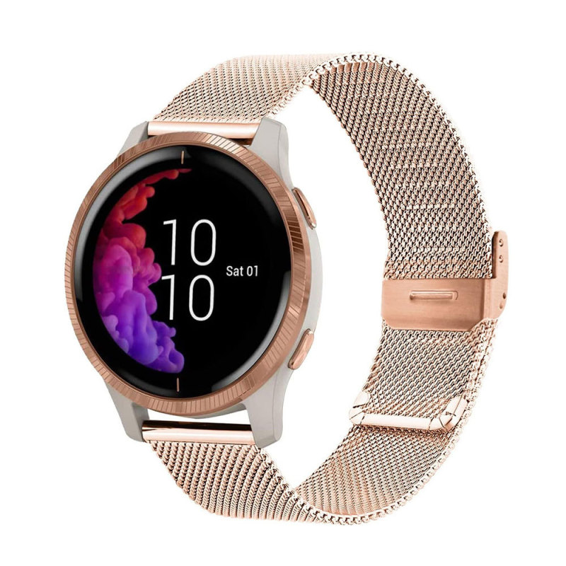 18mm 20mm 22mm Milan Metal Buckle Strap Suitable for Huawei Gt Samsung Garmin Smart Watch Wristband