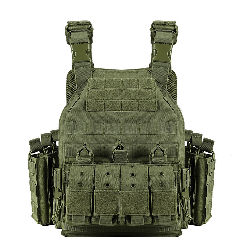 Transfronterizos 6094 chaleco táctico de desmontaje rápido táctico chaleco táctico al aire libre militar de camuflaje equipo de protección CS