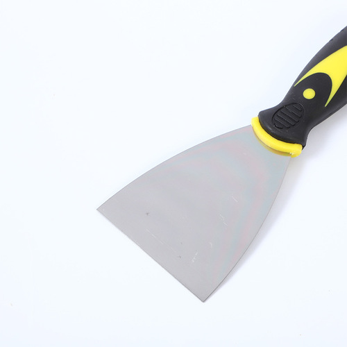 An Tong Rubber handle putty knife Fine polishing putty knife Stainless steel putty scraper blade Cleaning knife Shovel knife wholesale
