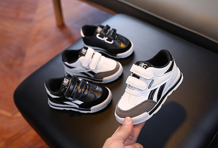 Andningsbara sneakers med kardborre för småbarn och bebisar_voghion.com