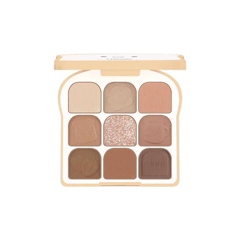 Ново Qingci мягкий тост тени Eye Shadow Fun Series Multimony Румяна INS Nine -пигмент тени для глаз палетка