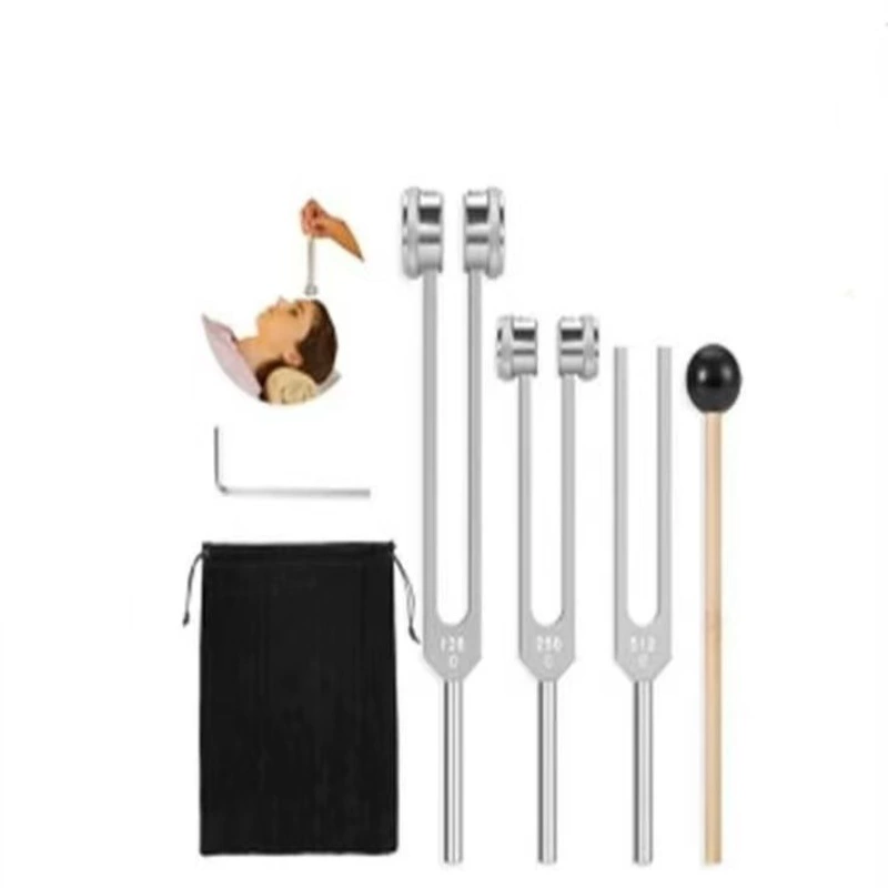 Высокое качество алюминиевый камертон 128HZ 256HZ 512HZ целебный камертон звуковой терапии для проверки слуха