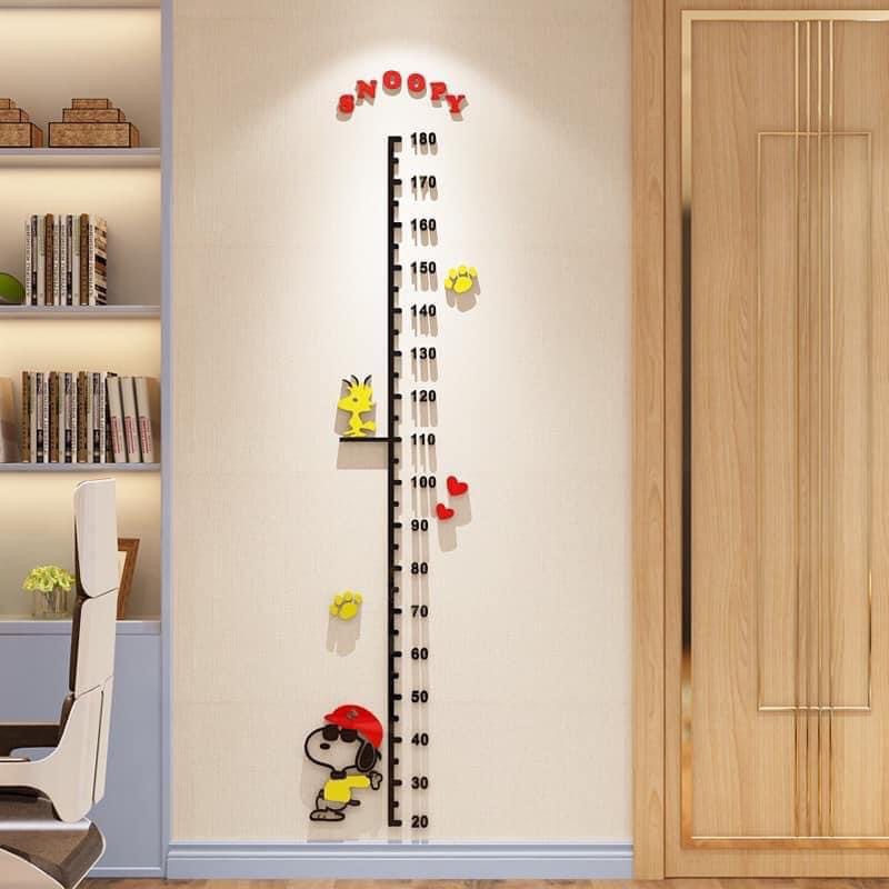 M92 Snoopy Z Red Hat New Acrylic Height Sticker 3D Wall Sticker Cross-Border Supplier Dropshipping