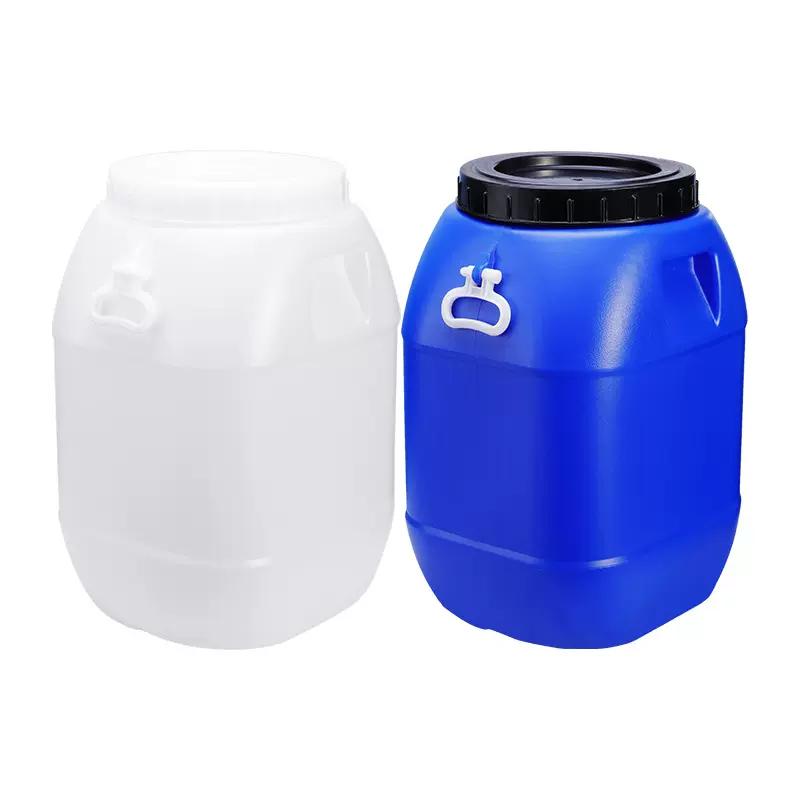 50L工业用塑料大口径50升密封发酵桶化工桶50公斤方桶全新HDPE