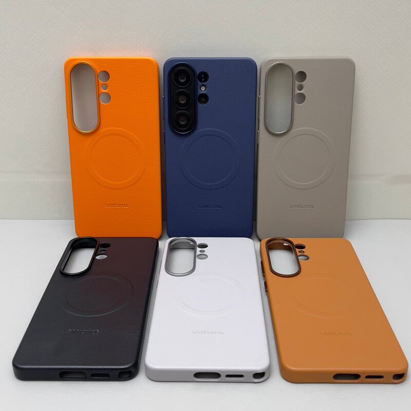 Suitable for Samsung 26Ultra Mobile Phone Case, New Magnetic Charging 26 Eco-Leather All-Inclusive Anti-Fall Protective Cover Suitable for Samsung 26Ultra Mobile Phone Case, New Magnetic Charging 26 Eco-Leather All-Inclusive Anti-Fall Protective Cover