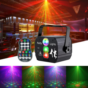 R70 Mini Laser Light Stage Light Ktv Atmosphere Light Colorful Light Led Decorative Light Christmas Starry Sky Projection Light