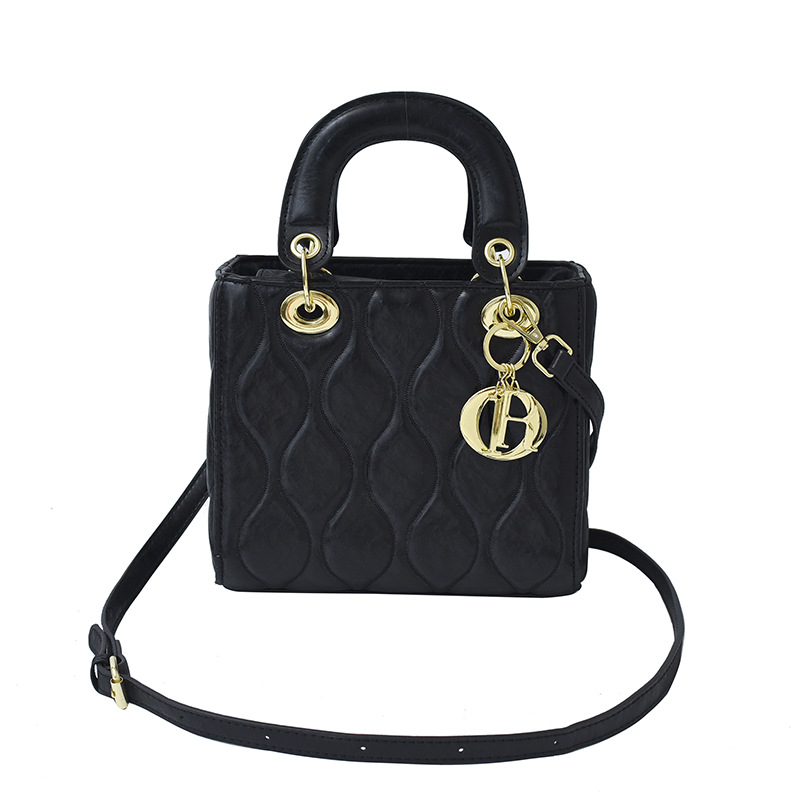 Bolso para mujeres transfronterizas nuevo estilo coreano bolso de mano cuadrado de alta calidad delicado bordado de diamante universal mochila de hombro