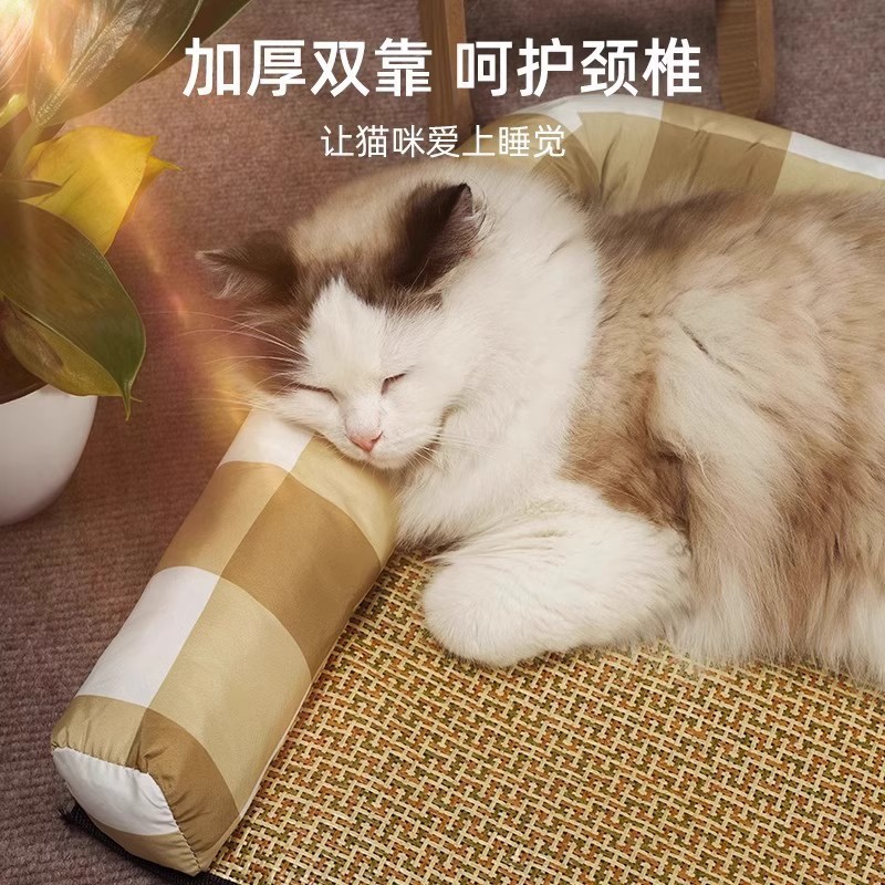 Alfombrilla para mascotas Alfombra para perros para gatos Alfombra de hielo de enfriamiento de verano Alfombra para gatos para dormir Suministros generales para mascotas para todas las estaciones