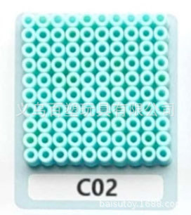 メーカー卸売り知育DIY手作り玩具2.6mm豆500g補充包融合豆全色包郵便