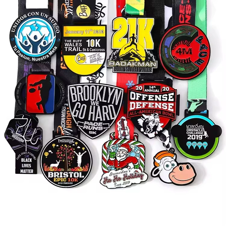 Металлические медали авторизованное изготовление на заказ марафона из цинкового сплава спортивные соревнования по футболу