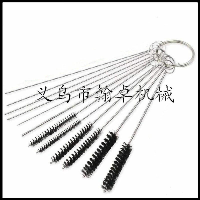 不锈钢多用途清洁刷组合套装 化油器螺丝刀清洁工具刷毛刷批发