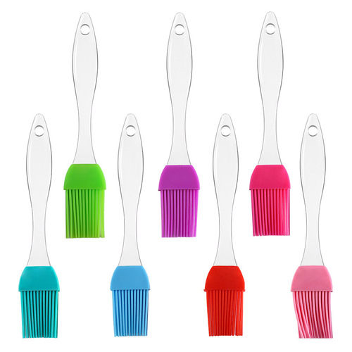 Silicone Kitchen Pancake Spatula, Cooking Baking Brush, Home Use, High-Temperature Resistant, Non- shedding BBQ Brush