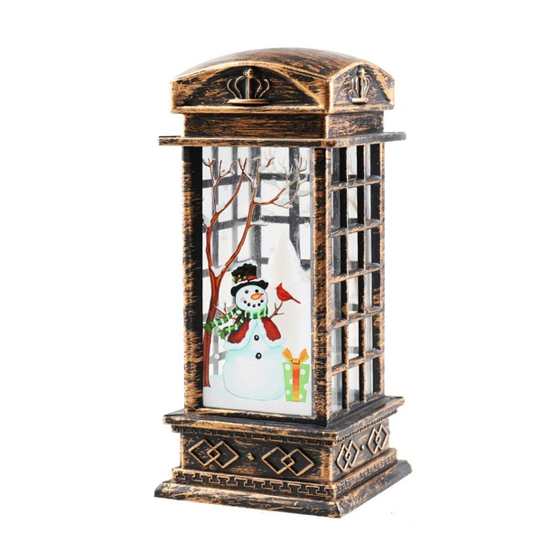Copper Telephone Pavilion Snowman