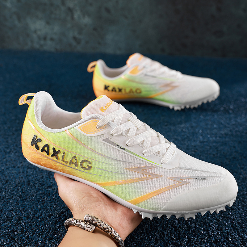 Zapatos de atletismo profesionales transfronterizos para estudiantes de prueba de escuela secundaria sprint de salto de longitud zapatos de carreras de entrenamiento transpirables ligeros zapatos deportivos mujeres