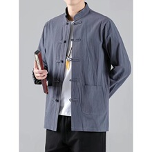 O 80478 Chinese Style Linen Shirt ��ʽ�����r�� �W���羳