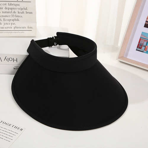 Summer New Arrival Strappy Bucket Hat Outdoor Sports Sun Hat Korean Style Fresh and Sweet Large Brim Sun Hat for Women