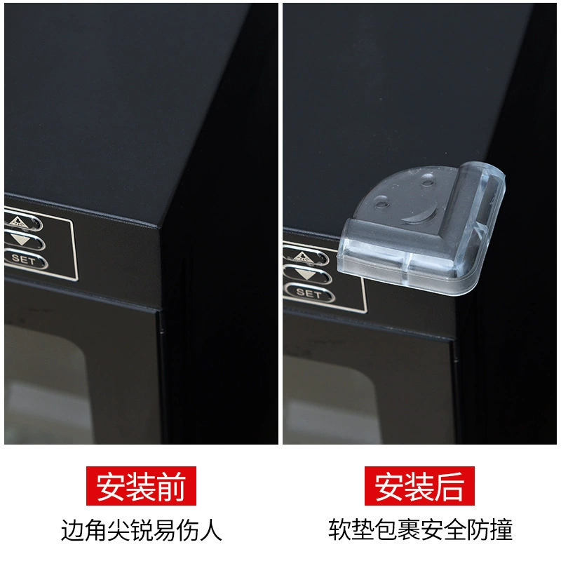 Children's transparent silicone protective protective corner covers, glass protective case, wholesale
