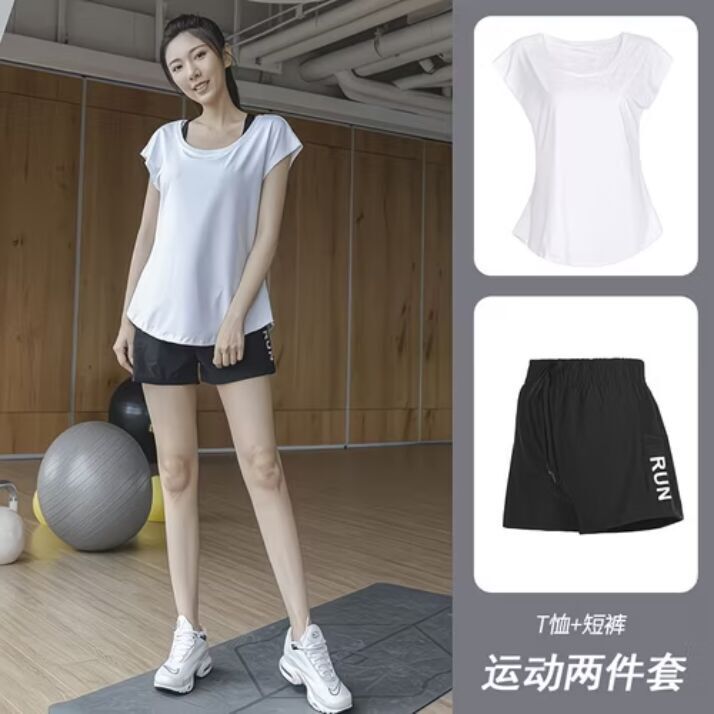 Quick-dry sports top for women, yoga wear, 2026 new model, short-sleeve t-shirt, running training fitness wear, summer suit, plus size Quick-dry sports top for women, yoga wear, 2026 new model, short-sleeve t-shirt, running training fitness wear, summer suit, plus size