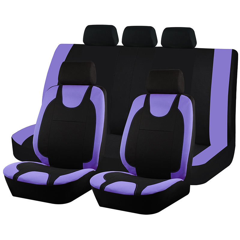 Universal Car Seat Cover PU Embroidered Car Seat Cushion Cover for All Seasons TEMU Hot-Selling Factory Direct Shipment