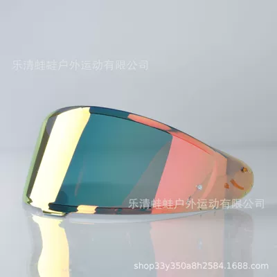 Dəbilqə (Kaska) aksesuarları | Riding Aurora - z8-plated-gold-red-lens